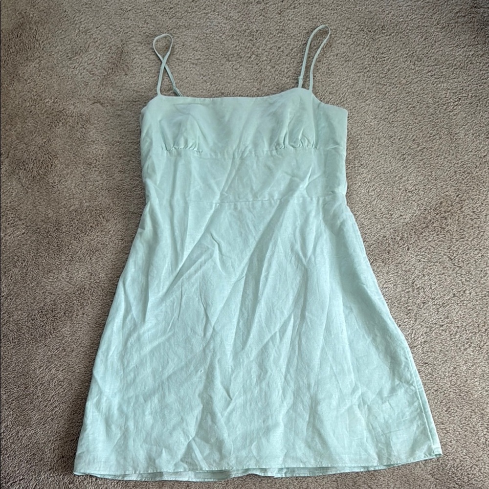 Aritzia Light Blue Mini Dress
